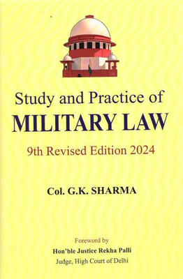 Study and Practice of MILITARY LAW(English, Hardcover, Sharma G.K.)