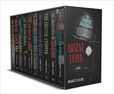 The Complete Collection of Arsène Lupin 10 Books Box Set by Maurice LeBlanc(Gentleman Burglar, The Confessions, The Crystal Stopper, The Fight Strokes of the clock & More)(Paperback, Maurice Leblanc)