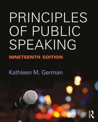 Principles of Public Speaking(English, Paperback, German Kathleen M.)