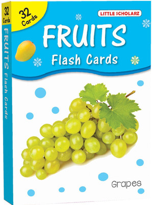 Big Flash Cards Fruits(English, Paperback, Little Scholarz Editorial)
