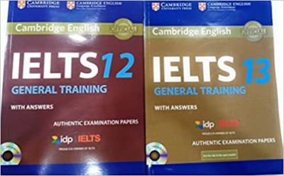 Cambridge English Ielts 12 and 13 General Training Combo with Answer Aunthentic Examination(Paperback, Cambridge)