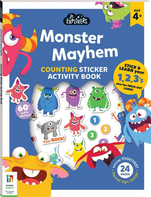 Junior Explorers: Monster Mayhem Counting Activity Book(Paperback, Hinkler)