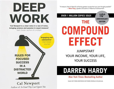 Deep Work + The Compound Effect (Set of 2 books)(Paperback, JMD BOOKS)