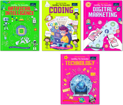 STEM Activity Book Upskilling the Generation AI + Coding + Digital Marketing + Technology (Set of 4) – Interactive Books to Upskill the Next Generation with Creative Tech Skills(Paperback, BOOKFORD PUBLICATIONS PVT. LTD.)