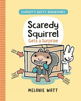 Scaredy Squirrel Gets a Surprise(English, Paperback, Watt Melanie)