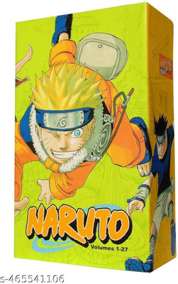 Masashi Kishimoto : Naruto Manga Box Set 1-27 [complete collection ] best quality + freee book marks inside  - NARUTO MANGA BOX SET OF 27(Paperback, Masashi Kishimoto)
