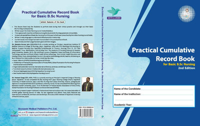 REYAANSH Practical Cumulative Record Book For Basic B.Sc Nursing(Hardcover, Jitendra kumar Jain, Hemant tyagi)