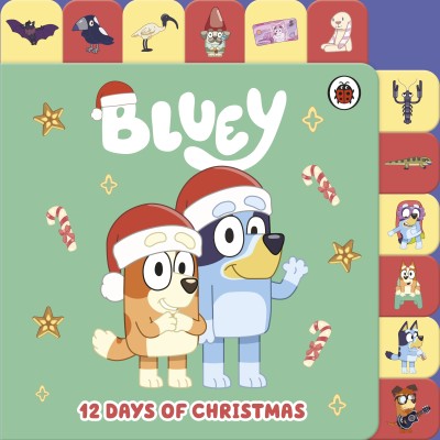 Bluey: 12 Days of Christmas Tabbed Board Book(English, Board book, Bluey)