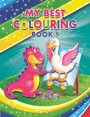 My Best Colouring Book - 5  - | Fun & Creative Colouring Book for Kids Age 2–6 Years | 32 Pages of Beautiful Illustrations | Early Learning with Crayons, Pencils & Sketch Pens(English, Paperback, unknown)