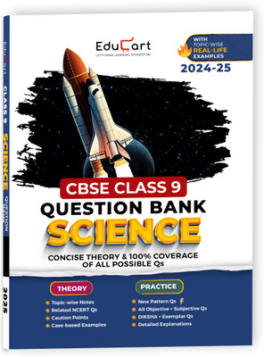 (OLD) Educart CBSE Question Bank Class 9 Science 2024-25 (For 2025 Board Exams)(English, Paperback, Educart)