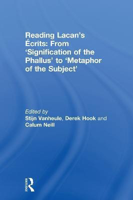 Reading Lacan's Ecrits: From 'Signification of the Phallus' to 'Metaphor of the Subject'(English, Hardcover, unknown)
