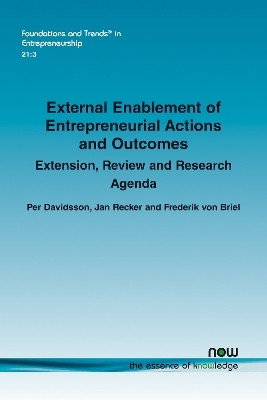 External Enablement of Entrepreneurial Actions and Outcomes(English, Paperback, Davidsson Per)