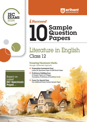 Arihant ISC Sample Question Papers Class 12 English Literature Book for 2024 Board Exam(Hindi, Paperback, Srishti Agarwal)