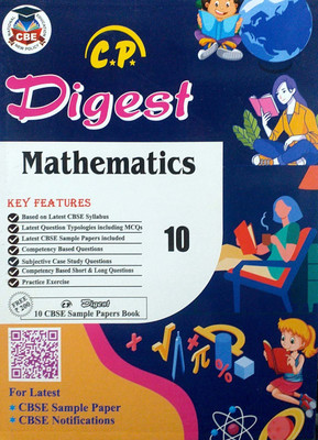 CP Digest Class 10 Mathematics Guide Based On NEP/CBSE Syllabus(Paperback, J P Singh)