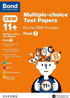 Bond 11+: Multiple-choice Test Papers for the CEM 11+ Tests Pack 1: Ready for the 2025 Cambridge Select Insight exam(English, Paperback, Hughes Michellejoy)