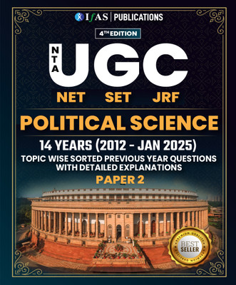 UGC NET Political Science Paper 2 Book | Previous Year Solved Papers  - Paper 2 Book 2025 | PYQs (2012 – Jan 2025) Topic Wise with Detailed Explanations | Solved Papers for NTA-UGC NET/JRF and SET Political Science Examinations in India | Best Seller Previous Question Paper PYQ Book | PYQ Question B