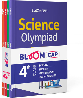Arihant Bloom CAP Olympiad Science, Social Studies, Mathematics, English Class 4 (Set of 4 books)(Paperback, Mohit Soni, Rakhi Bisht, Akansha Bhalla, Vaishali Jaiswal)