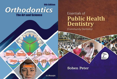 Orthodontics - Public Health Dentistry - Set of 2 Books - 2023-24/Ed.(Hardcover, Bhalajhi, Soben Peter)