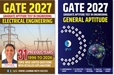 GATE ELCTRICAL PYQ AND GATE APTITUDE  - GATE General Aptitude (Set of 2 Book) | GATE Electrical Engineering 31 Years Previous Year Solved Papers (1996 to 2026) Sorted Subject and Chapter Wise | Best Seller Previous Year Questions Papers Book for M.E./M.Tech/PhD & PSUs Aspirant | IFAS(English, Paperb