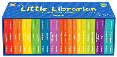 My First Learning Library 24 board book set- First Learning Library of 24 Board Books to Develop Basic Concepts for Little Scholars. Well-Researched Pictures Ensure Faster Development of a Child's Vocabulary(Hardcover, majestic book club)