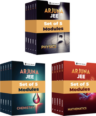 (Old Edition) PW Arjuna for JEE Main & Advanced Class 11th Phy, Chem. and Math Modules with Sol (2024 Edition) Combo Set of 15 Books(English, Paperback, unknown)
