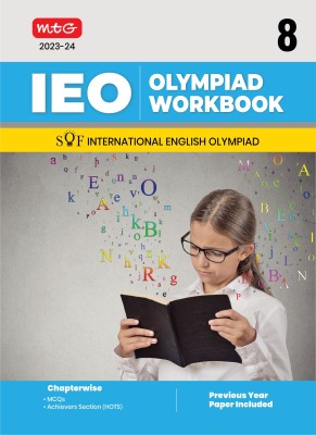 MTG International English Olympiad (IEO) Workbook for Class 8 - MCQs, Previous Years Solved Paper and Achievers Section - SOF Olympiad Preparation Books For 2023-2024 Exam(Paperback, ZARRIN ALI KHAN)