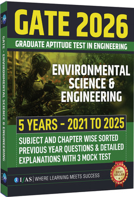 GATE Environmental Science and Engineering Book  - 2026 | Previous Year Solved Papers (2021 - 2025) with Detailed Solution | Chapter Wise Sorted Question Bank with Detailed Explanation | Best Seller PYQ Book for GATE Environmental Science & Engineering Exam in India | Two Brothers Publications(Paper