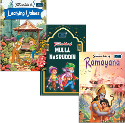 Famous Tales for Kids (Set of 3) - Learning Values, Mulla Nasruddin & Ramayana(Paperback, BOOKFORD PUBLICATIONS PVT. LTD.)