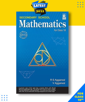 Secondary School Mathematics for Class 10 -CBSE -by R.S. Aggarwal|New Latest Edition For 2025-2026(India, RS Aggarwal)