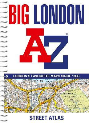 Big London A-Z Street Atlas(English, Spiral bound, A-Z Maps)