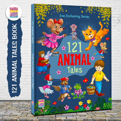 121 Animal Tales  - Illustrated Story Books for Kids and Childrens - Bedtime Short Stories with Colourful Pictures in English - Ages 3+ Years(Hardcover, Hello Friend Books)