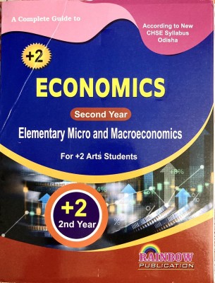 CHSE +2 2ND YEAR 12TH GUIDE TO ECONOMICS ELEMENTARY MICRO & MACROECONOMICS ENGLISH MEDIUM FOR ARTS STUDENTS GUIDE KHUSHI BOOKS(Paperback, CHSE GUIDE)