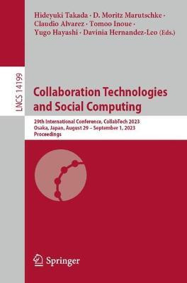 Collaboration Technologies and Social Computing(English, Paperback, unknown)