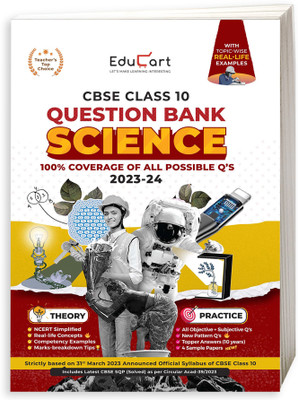 (OLD) Educart CBSE Class 10 SCIENCE Question Bank 2023-24 (NCERT based reference book 2024)  - Class 10 Question Bank 2024(English, Paperback, Sanjiv Sir | Educart)