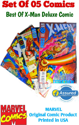 X-Man Deluxe Comic Set Of 05 Comics(Paperback, Matsupat, Panosian)
