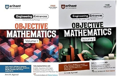 Complete Study Package Objective Mathematics (Vol. 1)&(Vol. 2) for JEE and All Engineering Entrances(Paperback, Amit M. Agarwal)