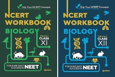 NCERT WORKBOOK Biology Volume 1 Class 11 WITH Volume 2 Class 12 ( COMBO SET OF 2 BOOKS )(Paperback, Sanubia Saleem)