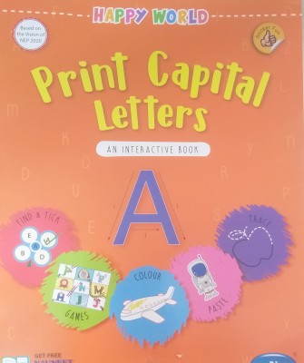 Happy world print capital letters(Paperback, Meenal haria,henal mehta)