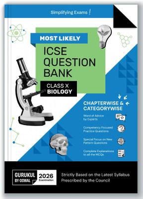 Gurukul By Oswal Biology Most Likely Question Bank ICSE Class 10 Exam 2026  - Chapterwise & Categorywise Topics, Comptency Focused Questions, Expert Advice, PYQs, Latest Syllabus, New Paper Pattern(English, Paperback, unknown)