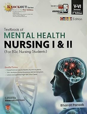 Textbook of Mental Health Nursing 1 and 2 (Psychiatric) By Bharat Pareek B.Sc. Nursing(Paperback, Bharat Pareek)