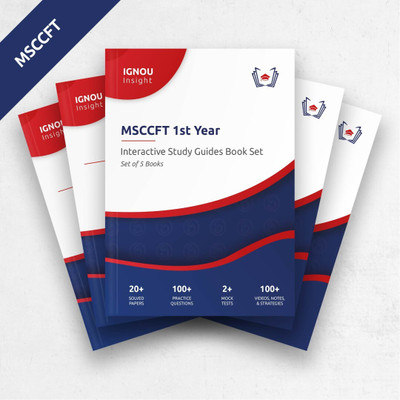 MSCCFT 1st Year IGNOU Study Guides Combo ( Editorial Board)(English, Hardcover, Gyaniversity Publication)