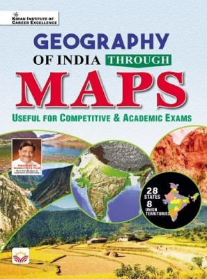 Geography of India Through MAPS (English Medium) (4912)(Paperback, Think Tank of Kiran Institute of Career Excellence, KICX)