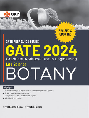 GATE 2024 : Life Science - Botany - Guide by Dr. Prabhanshu Kumar, Er. Preeti T. Kumar(Paperback, Dr. Prabhanshu Kumar, Er. Preeti T. Kumar)