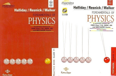 Fundamentals of Physics  - CBSE Class 11 / JEE Main / NEET : Set of Textbook, Practice Book & CD with 1 Disc(English, Paperback, Halliday David)