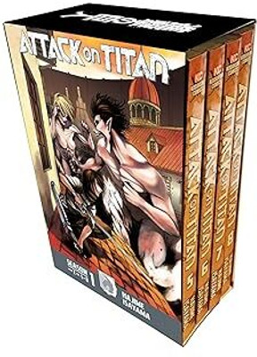 Attack On Titan Season 1 Part 2 Manga Box Set for Adult Paperback – 13 June 2018
by Hajime Isayama (Author)(Paperback, Hajime Isayama)