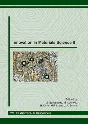 Innovation in Materials Science II(English, Electronic book text, unknown)