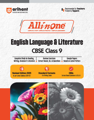 (Old Editon) Arihant All In One English Language & Literature CBSE Class 9th Based On Latest NCERT For CBSE Exams 2025 | Mind map in each chapter | Clear & Concise Theory | Intext & Chapter Exercises | Sample Question Papers(Paperback, Arihant Experts)