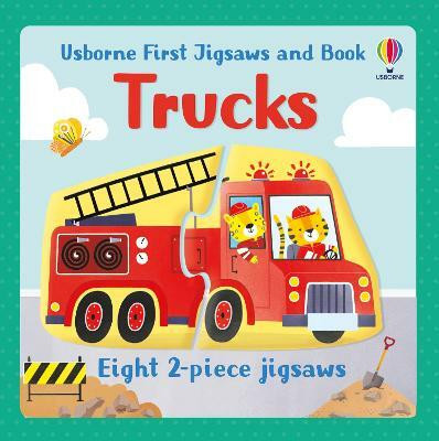 Usborne First Jigsaws and Book: Trucks(English, Paperback, Wheatley Abigail)