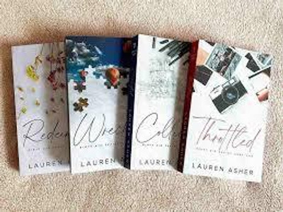Dirty Air Series Box Set By Lauren Asher ( Collided + Redeemed + Throttled + Wrecked(Paperback, AsheLaurenr)