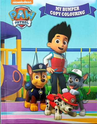 PAW Patrol Heroes My Bumper Copy Colouring Book, 96 Pages(Paperback, Amisee Educational Aids LLP)